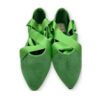 bailarinas terciopelo verde frente