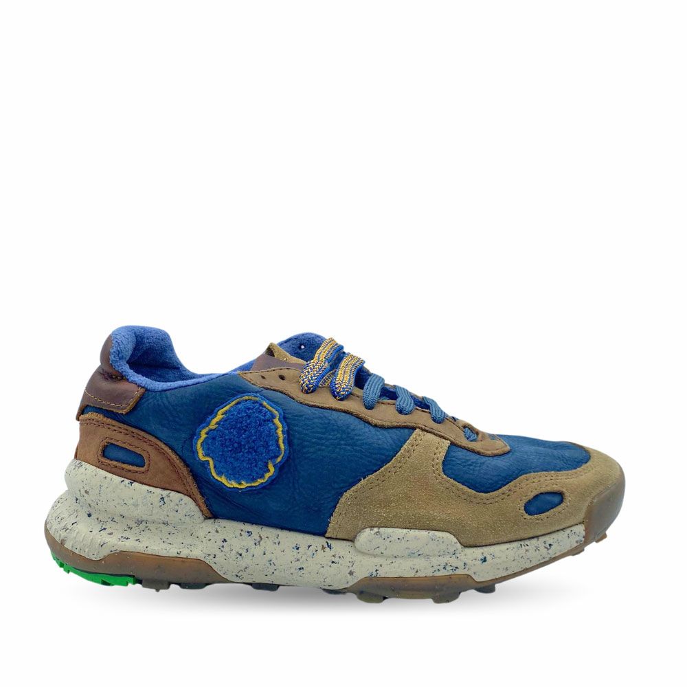 Zapatillas Chacrona Premium color azul para hombre de Satorisan.