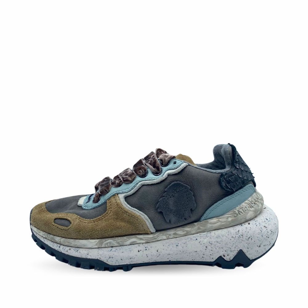 Zapatillas Chacrona Metta Premium azul marino para mujer de Satorisan.