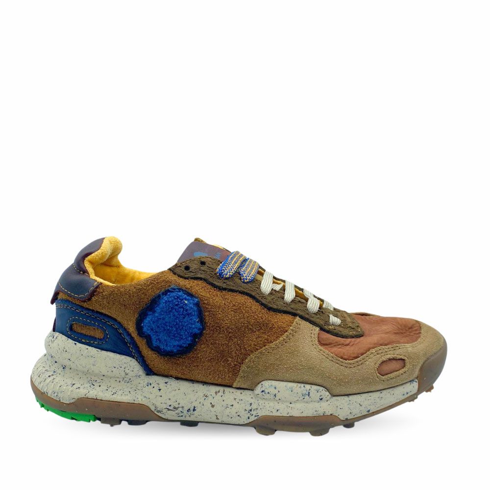 Zapatillas Chacrona Premium color mostaza para hombre de Satorisan.