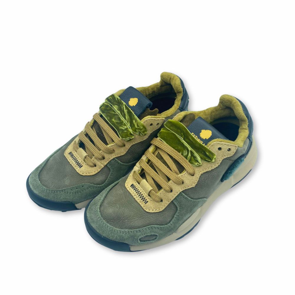 Zapatillas Chacrona Premium verdes para mujer de Satorisan.
