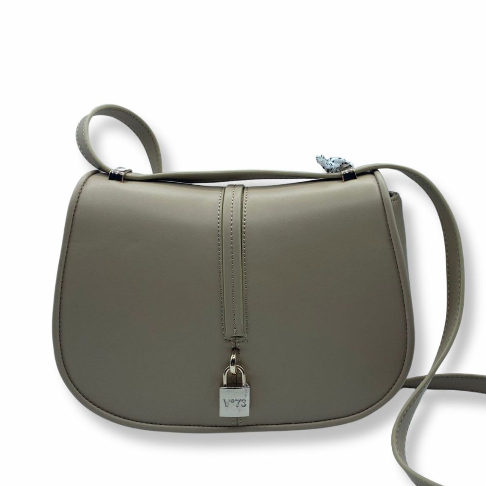 Bolso de hombro y bandolera Artemisa color beige de la nueva colección de V73.
