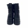 Botas negras tipo nieve con forro interior de pelo y cierre con cremallera de Imac para mujer.