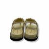 Sandalias beige con joyas en empeine de Inés Palliser.