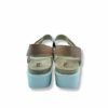 Sandalias piel y brillos con cierre de velcro, súper ligeras y cómodas para mujer de Imac.