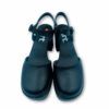 Zapatos destalonados negros con plataforma y tacón bloque de la nueva colección para mujer de Art.