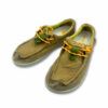 Mocasines casual Kwahu de lino color caqui de Satorisan para hombre.