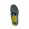 Mocasines de tejido azul con cordones y suela de goma ligera de Jeep para hombre.