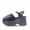 Sandalias plataforma Lille Metal Express de Pons Quintana. Sandalias plataforma Lille Metal Express en color marrón metalizado de Pons Quintana.
