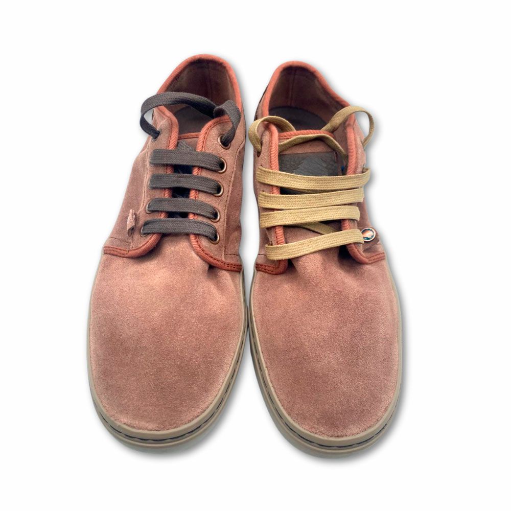 Zapatillas casual de ante color burdeos nueva colección Heisei de Satorisan para hombre.