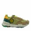 Zapatillas deportivas de lino caqui con ante color camel de la nueva colección Chacrona de Satorisan para hombre.