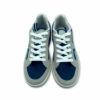 Zapatillas deportivas de piel color gris, cierre con cordones y suela de goma bicolor antideslizante de Napapijri.