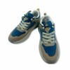 Zapatillas deportivas para hombre en piel color azul y camel de Jeep.
