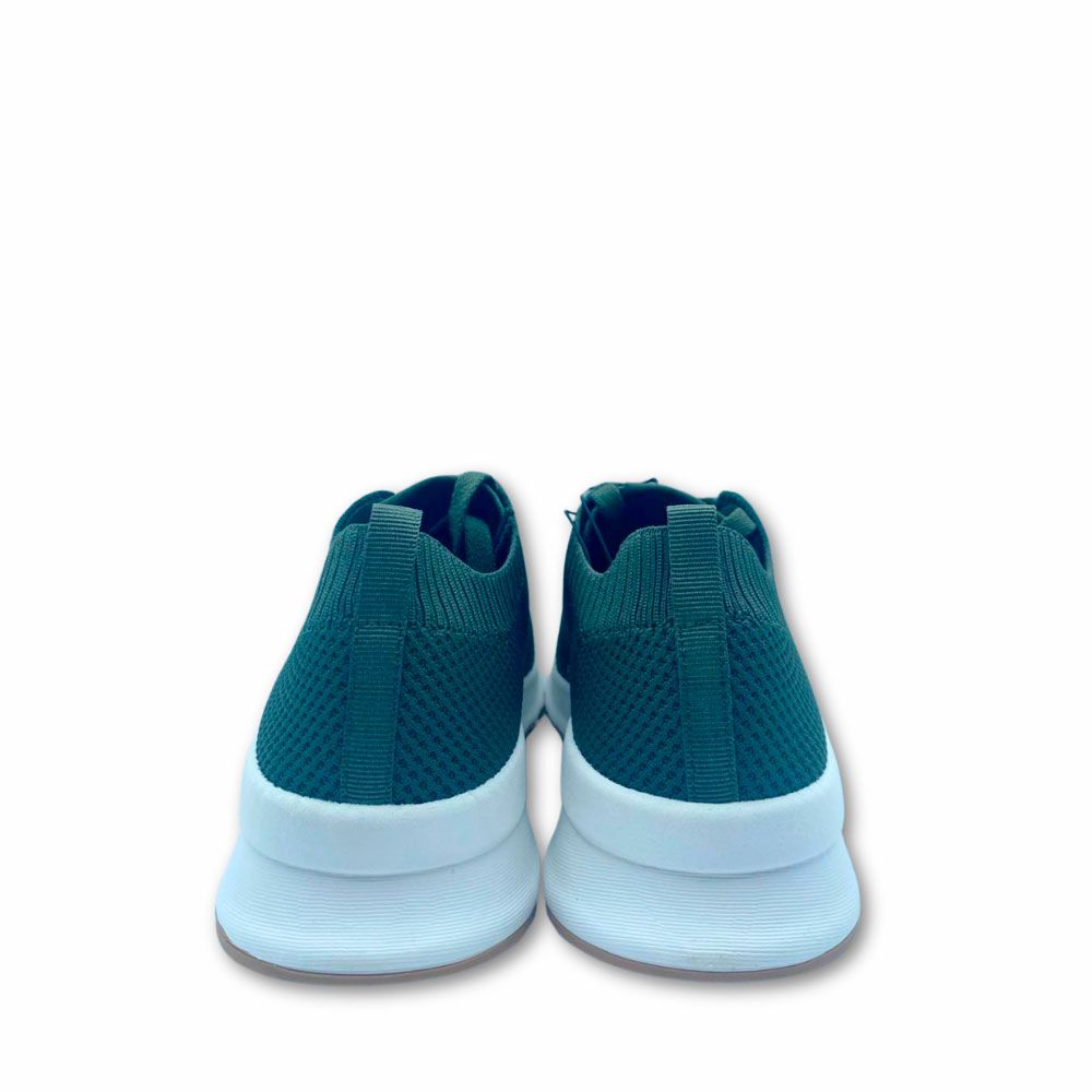 Zapatillas ecológicas de punto verde caqui para hombre de la nueva colección de Ecoalf.