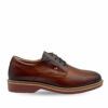 Zapatos cuero color marrón con cordones para hombre de la nueva colección de Martinelli.