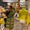 Abrigo plumífero Candy color verde de la nueva colección de Dichi para mujer.