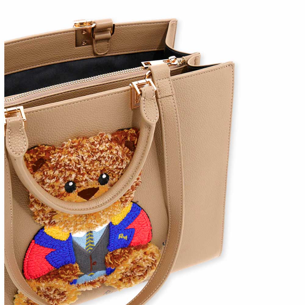 Bolso Marvin tote color taupé de la nueva colección de Rue Madam París.