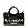 Bolso Shine tote metal black de la nueva colección de Rue Madam París.