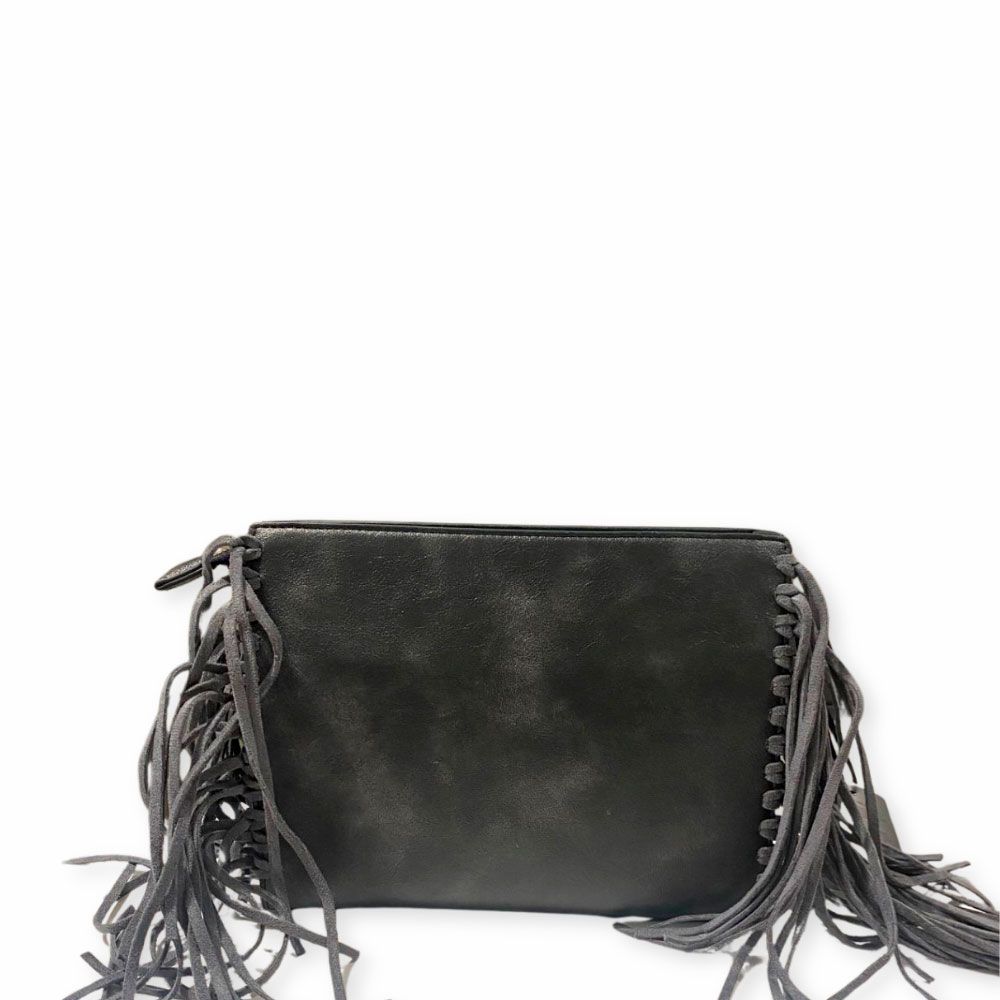 Bolso Texas Clutch vintage black nueva colección de Rue Madam París en Carmen Shoes Torrelavega.