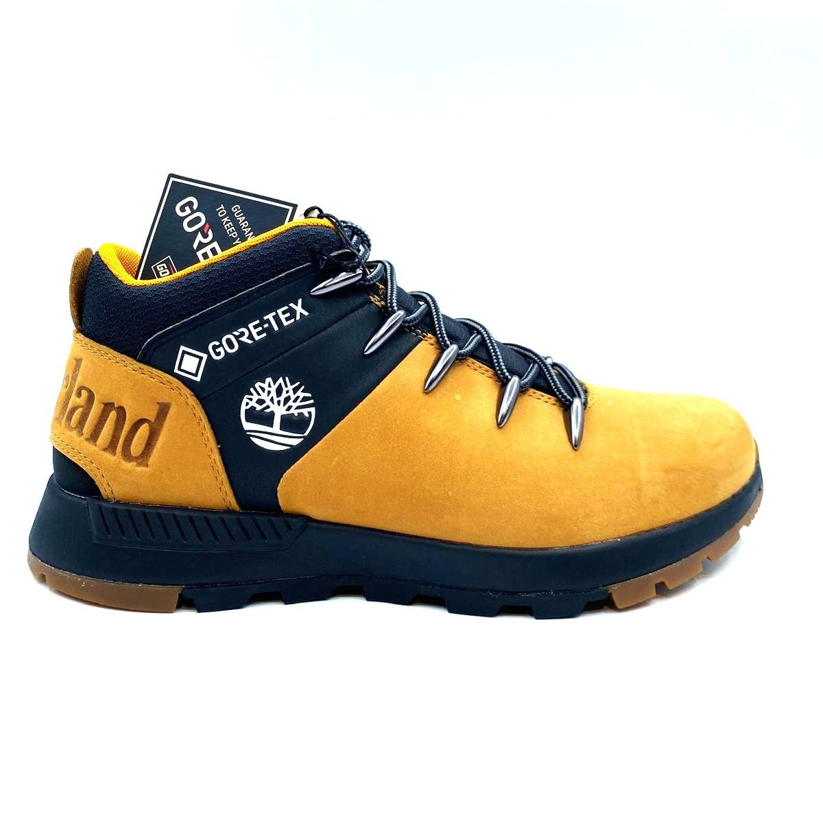 Bota Timberland impermeable con cordones de Gore Tex para hombre - Amarillo 0027