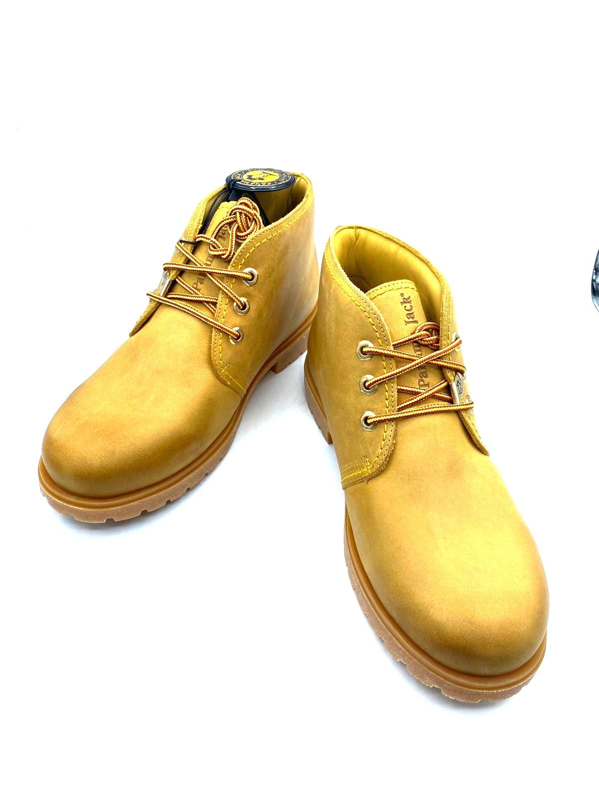Bota corta Panamá Jack para hombre - Amarillo 0001