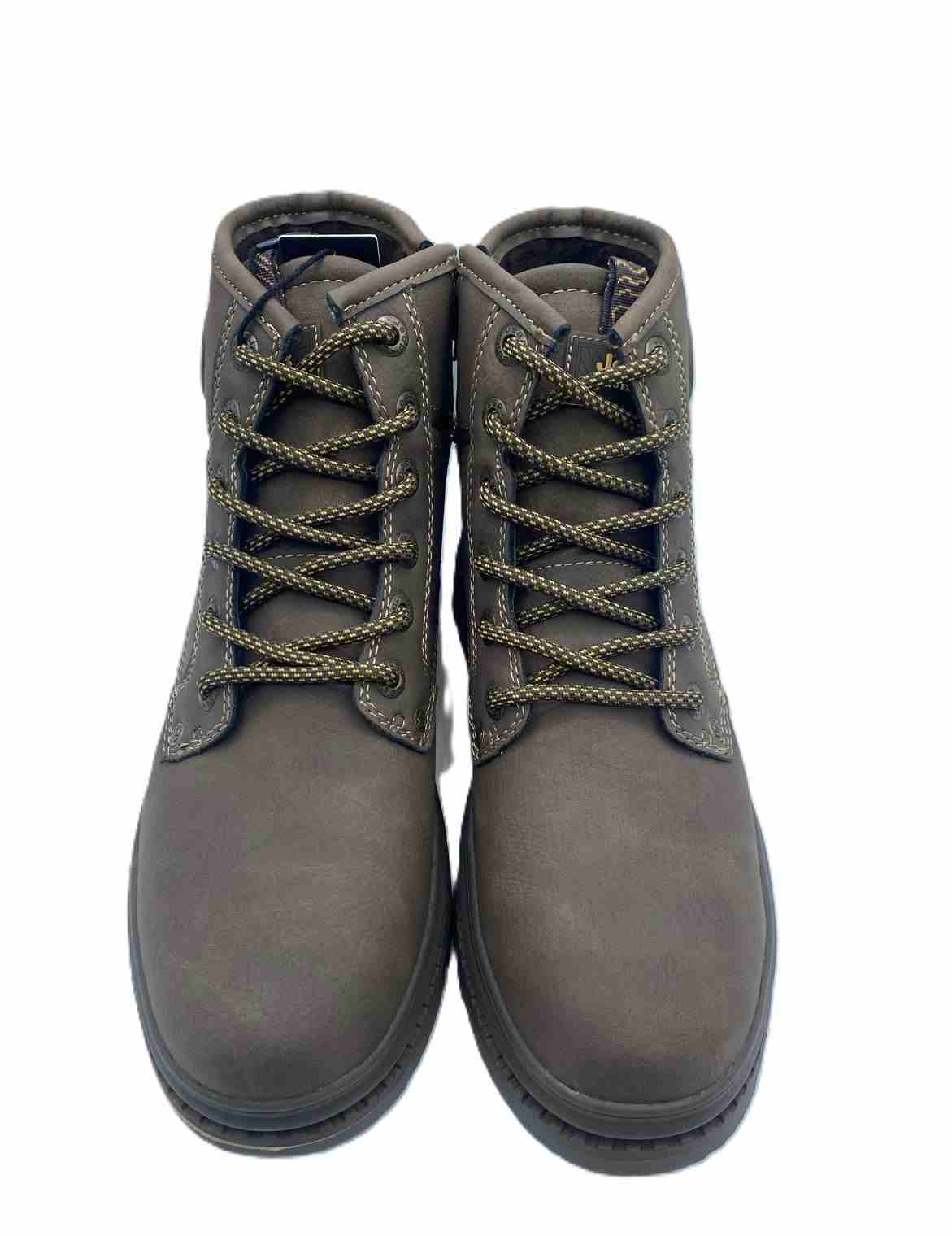 Bota de piel con cordones 0056