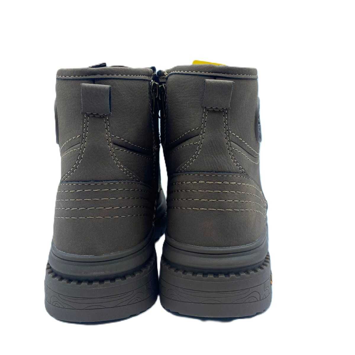Bota de piel con cordones 0058