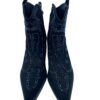 Botin campero con brillantes negro 050