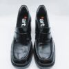 Mocasín tacón alto charol negro de Art 0020 Mocasín tacón alto charol negro de Art 0020