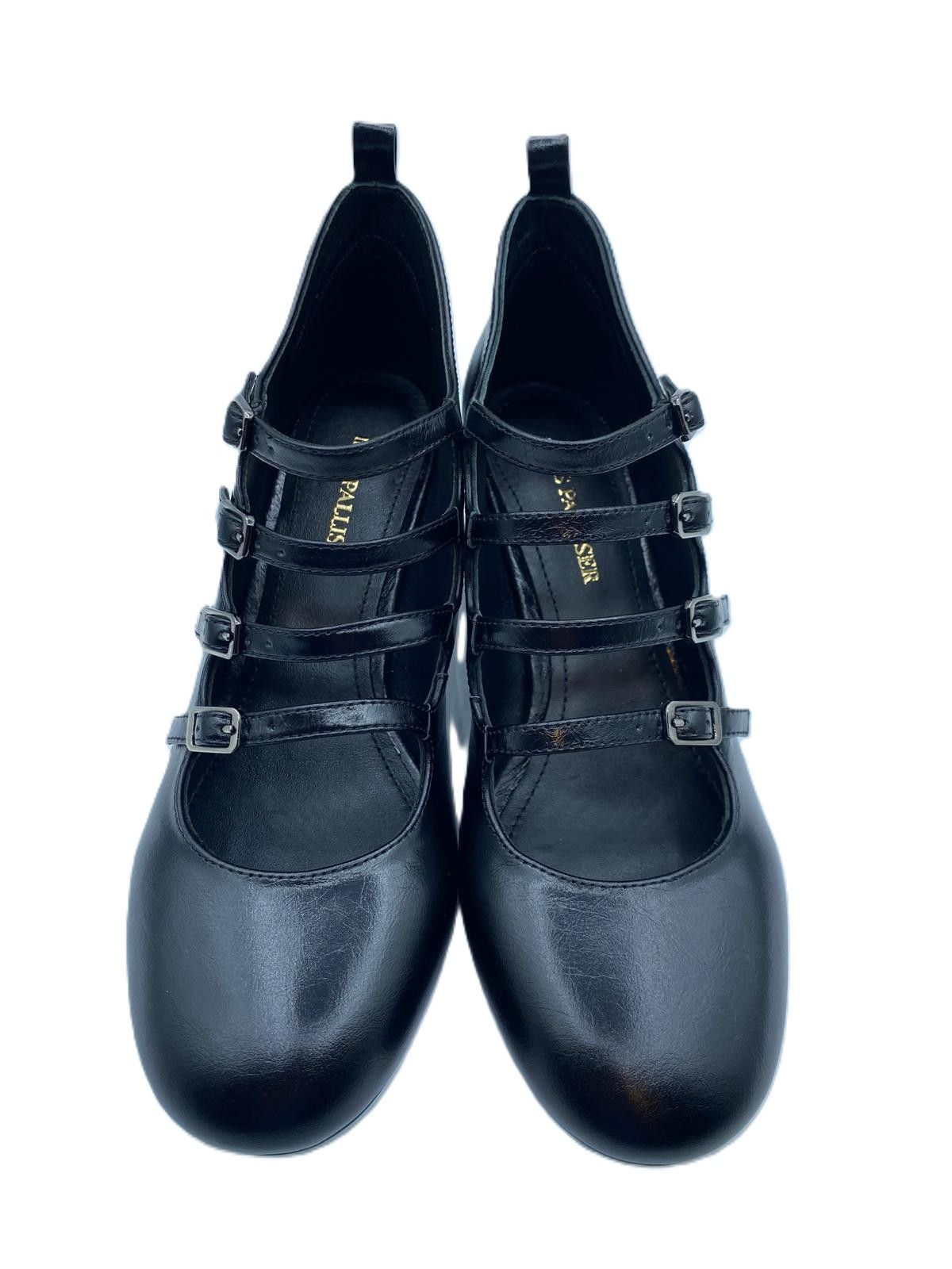 Zapato de 4 hebillas - Negro 079