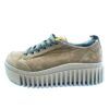 Zapato de cordón en piel nobuck - amberes taupe 0010