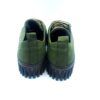 Zapato de cordón en piel nobuck - verde 0009