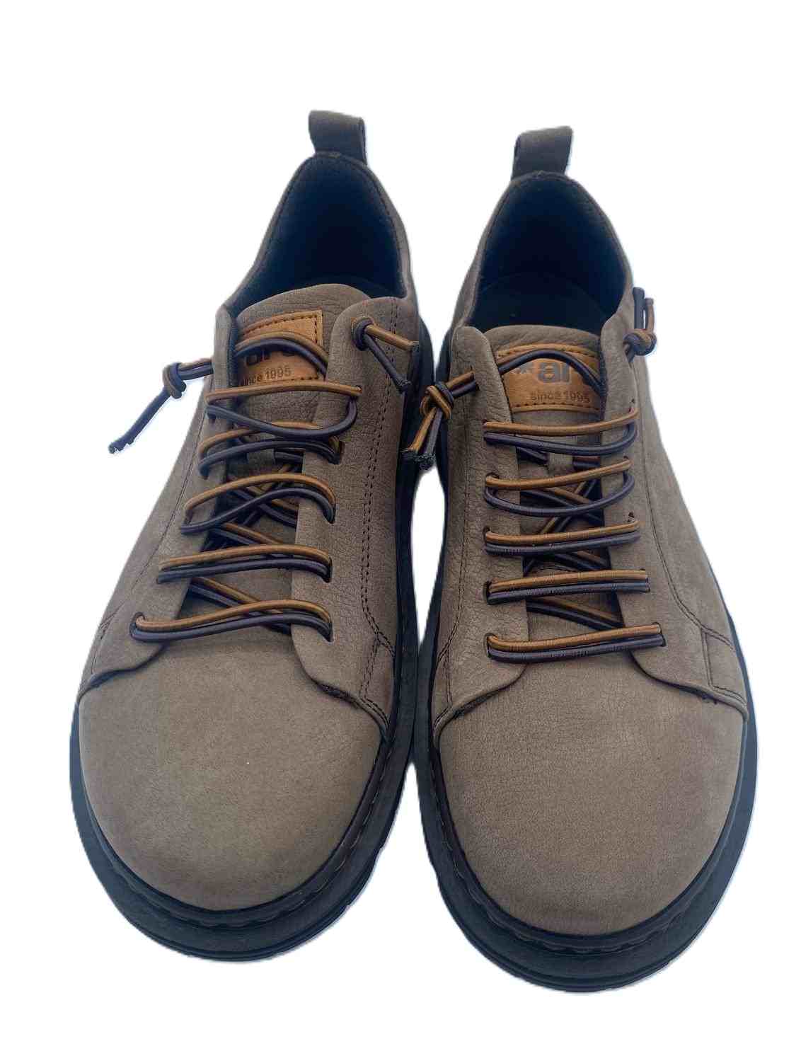 Zapato de sport en nobuck - Marrón 0022