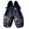 Zapato plano piel de leopardo 058
