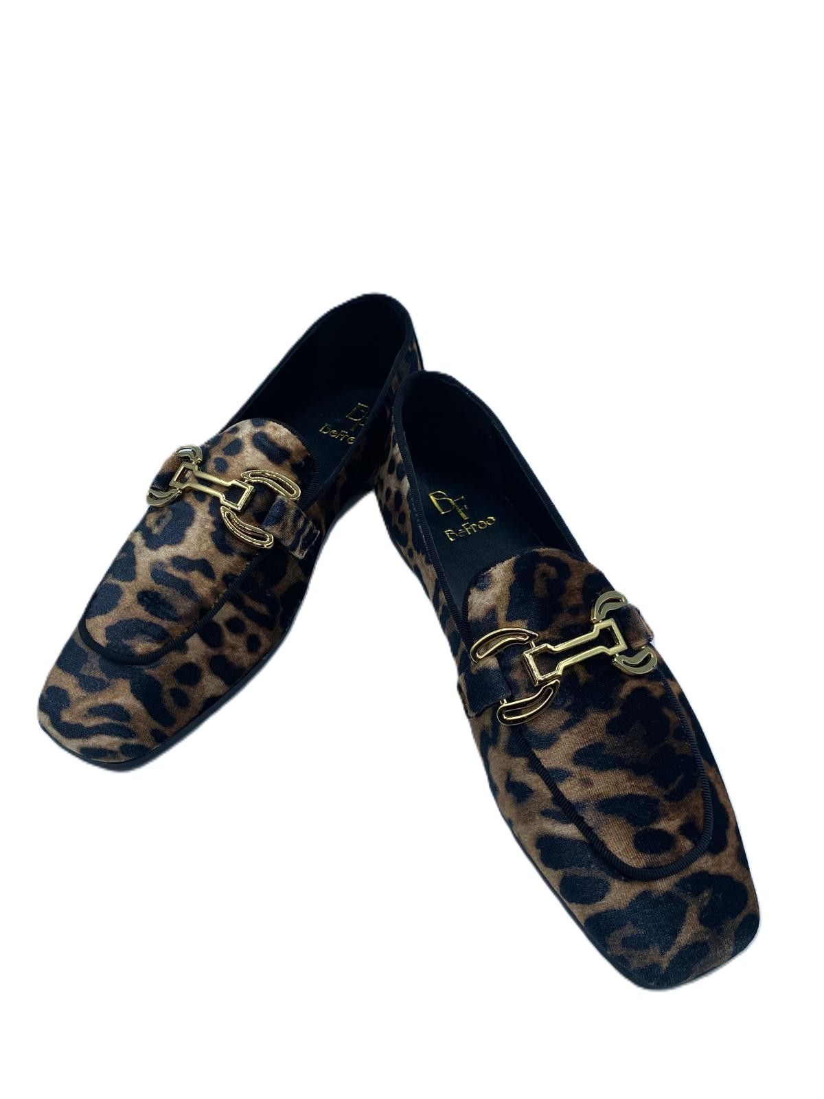 Zapato plano piel de leopardo 061