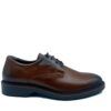 Zapatos de cordones, de corte blucher para hombre - Brandy 0002