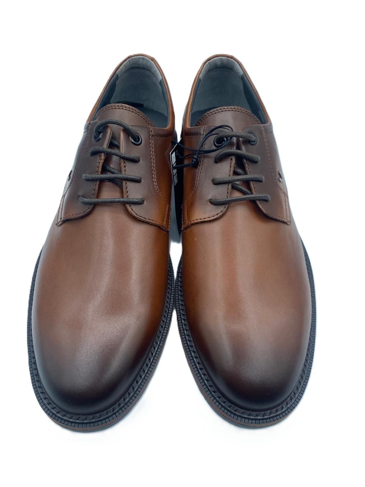 Zapatos de cordones, de corte blucher para hombre - Brandy 0003