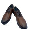 Zapatos de cordones, de corte blucher para hombre - Brandy 0004