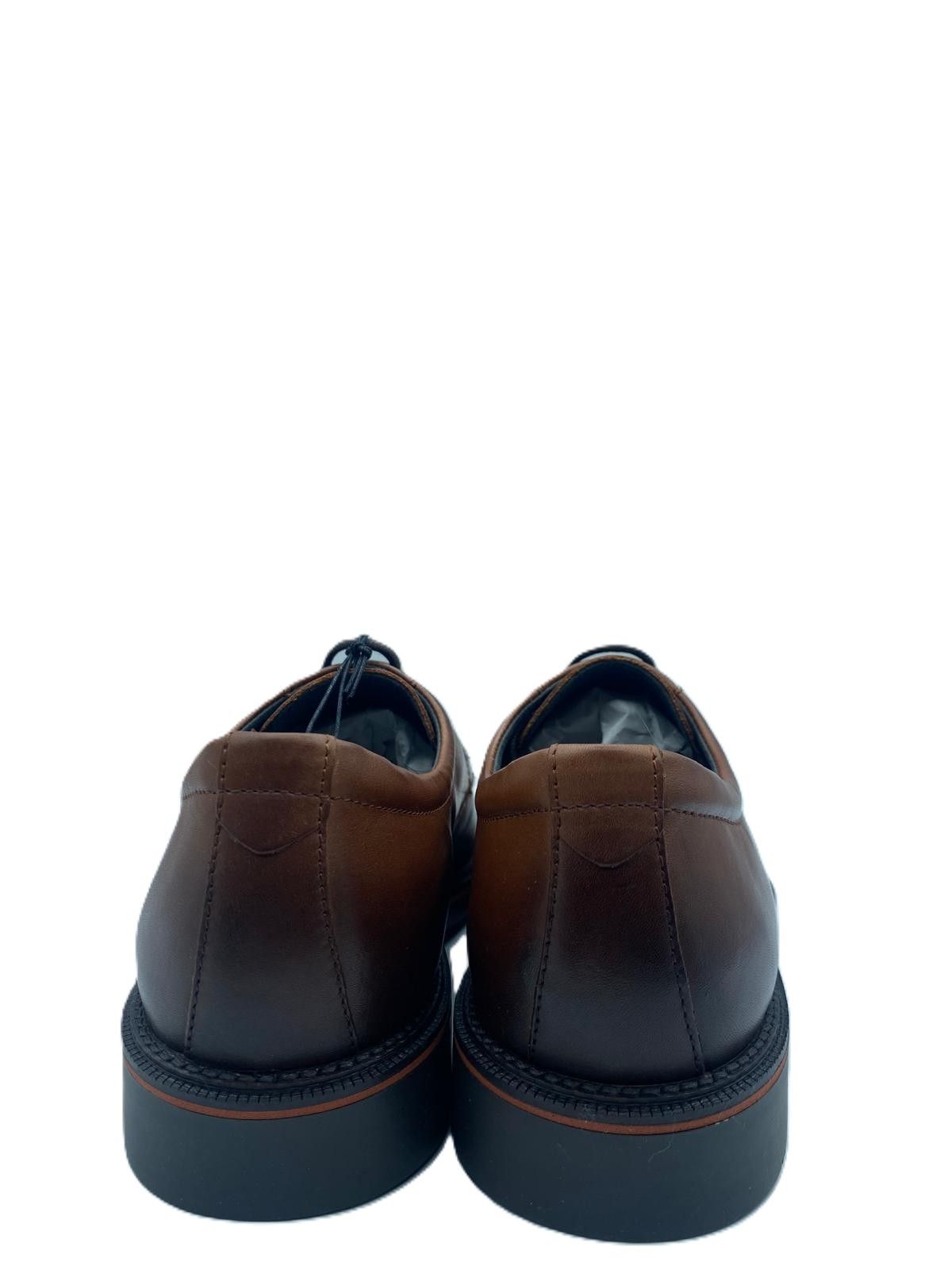 Zapatos de cordones, de corte blucher para hombre - Brandy 0005