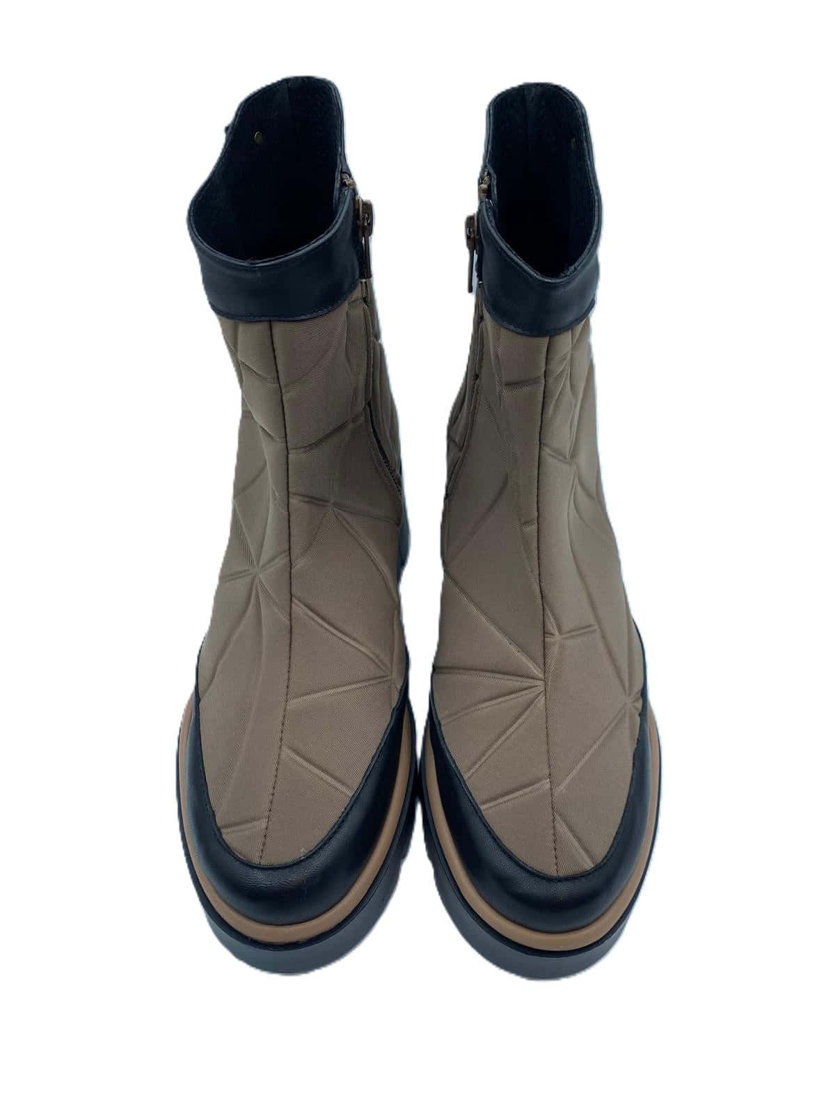 Bota de neopreno con cremallera- Caramelo 0013