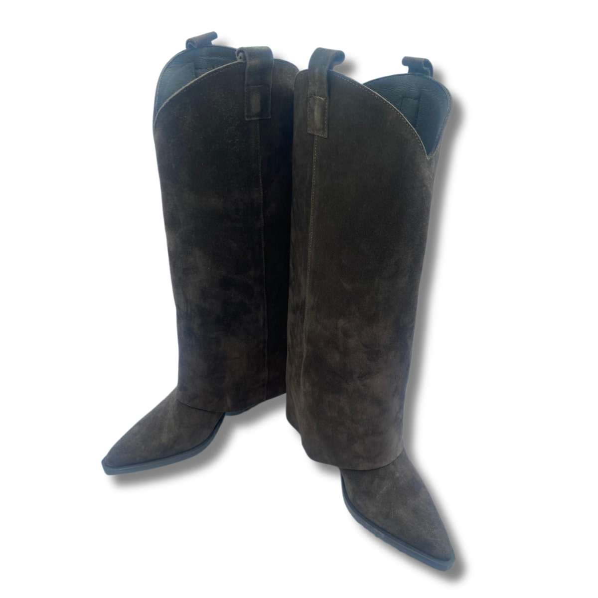 Botas altas de ante marrón -EXÉ 0022