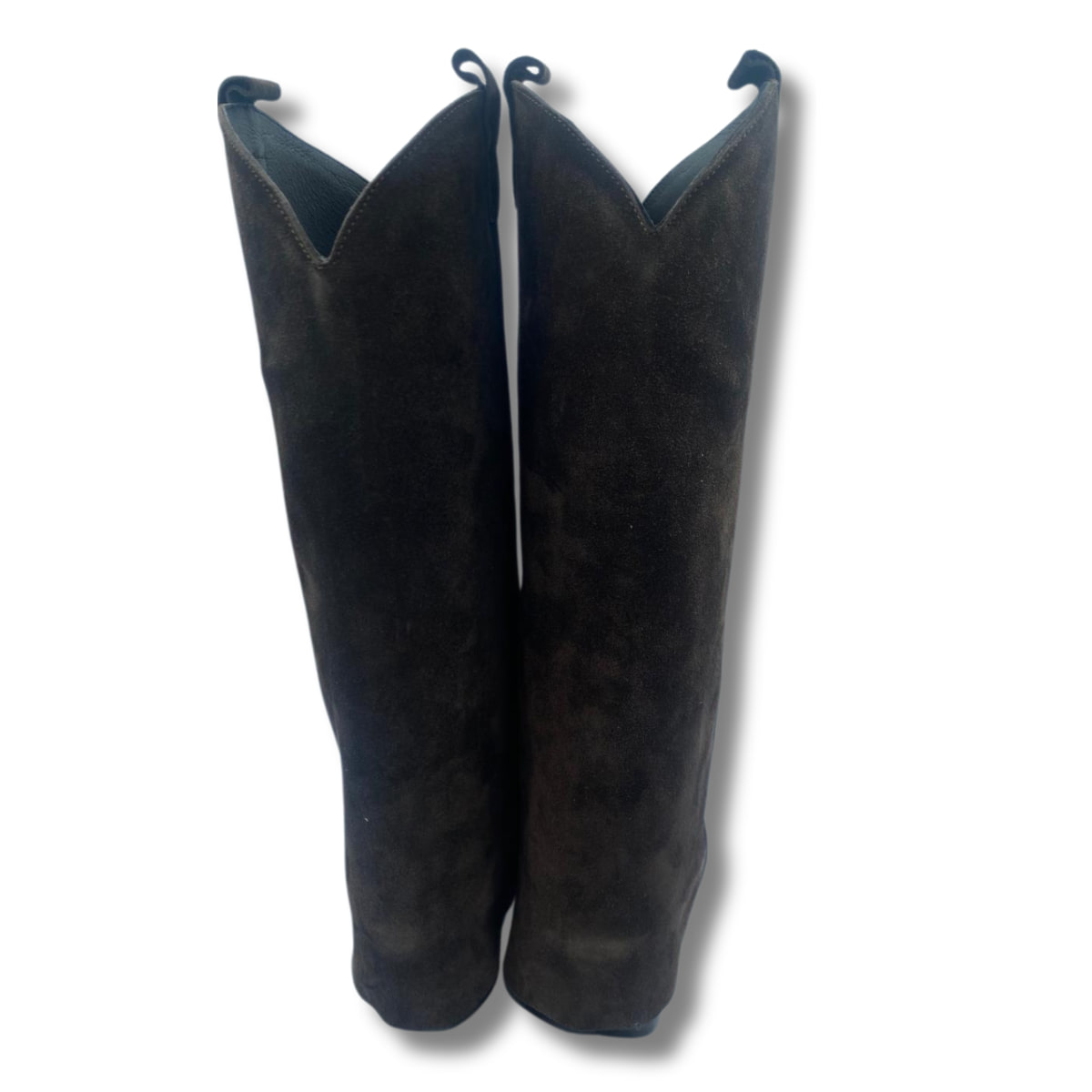 Botas altas de ante marrón -EXÉ 0023