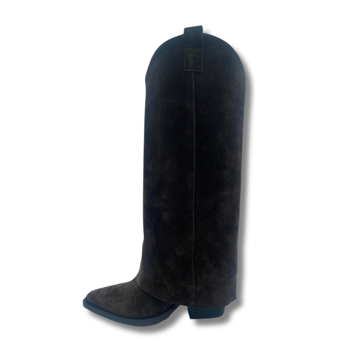Botas altas de ante marrón -EXÉ 0024