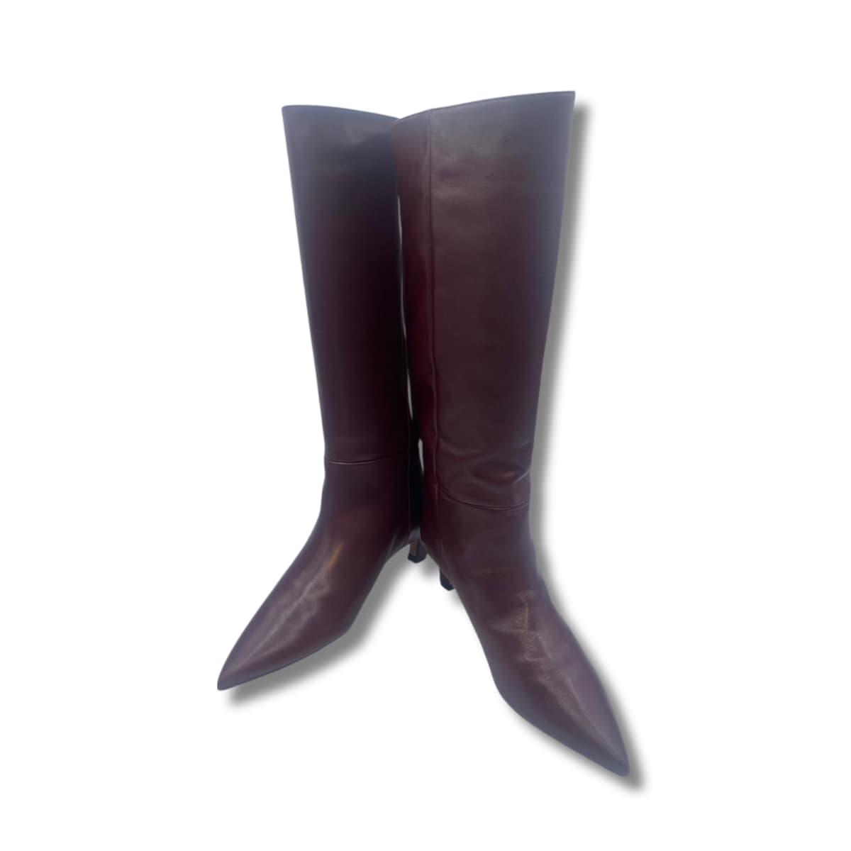Botas altas de mujer granate ANGEL ALARCON 3