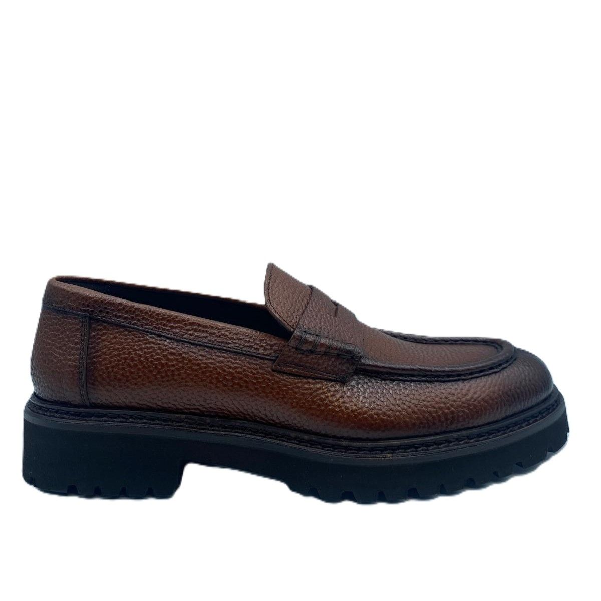 Mocasín de hombre - marrón brandy 0053