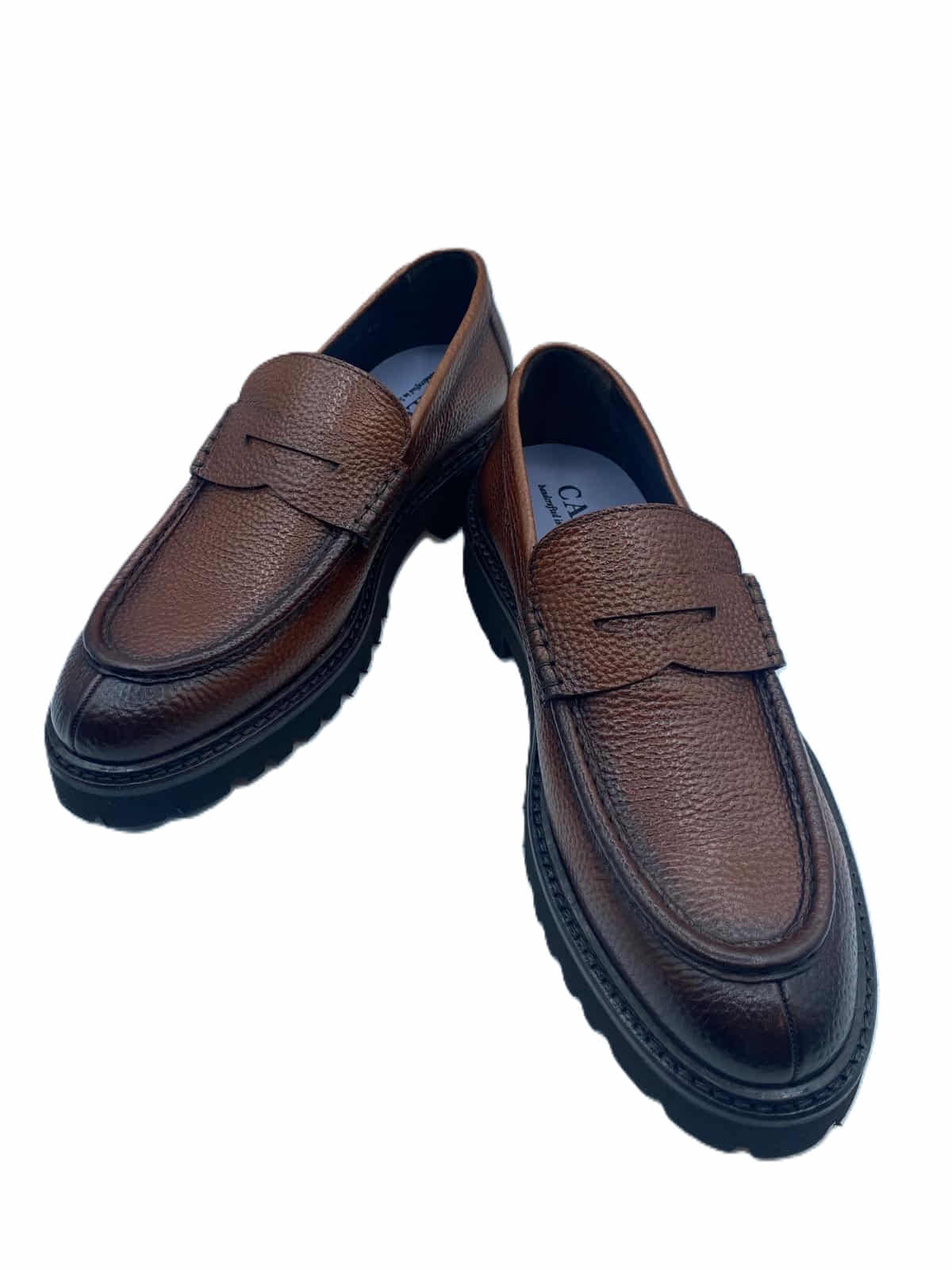 Mocasín de hombre - marrón brandy 0055