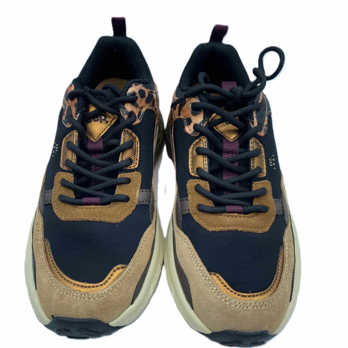 Sneakers chica JEEP Brown Leopard 008