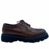 Zapato de hombre de cordones con grabado - marrón brandy 0051