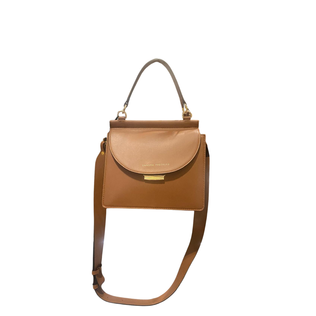 Bolso Sandra Freckled detalle dorado - Cuero 015