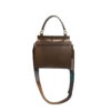 Bolso Sandra Freckled detalle dorado - Marron chocolat 013